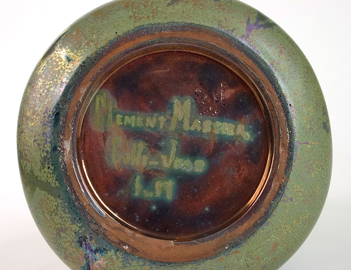 Massier and Levy Iridescent Vase